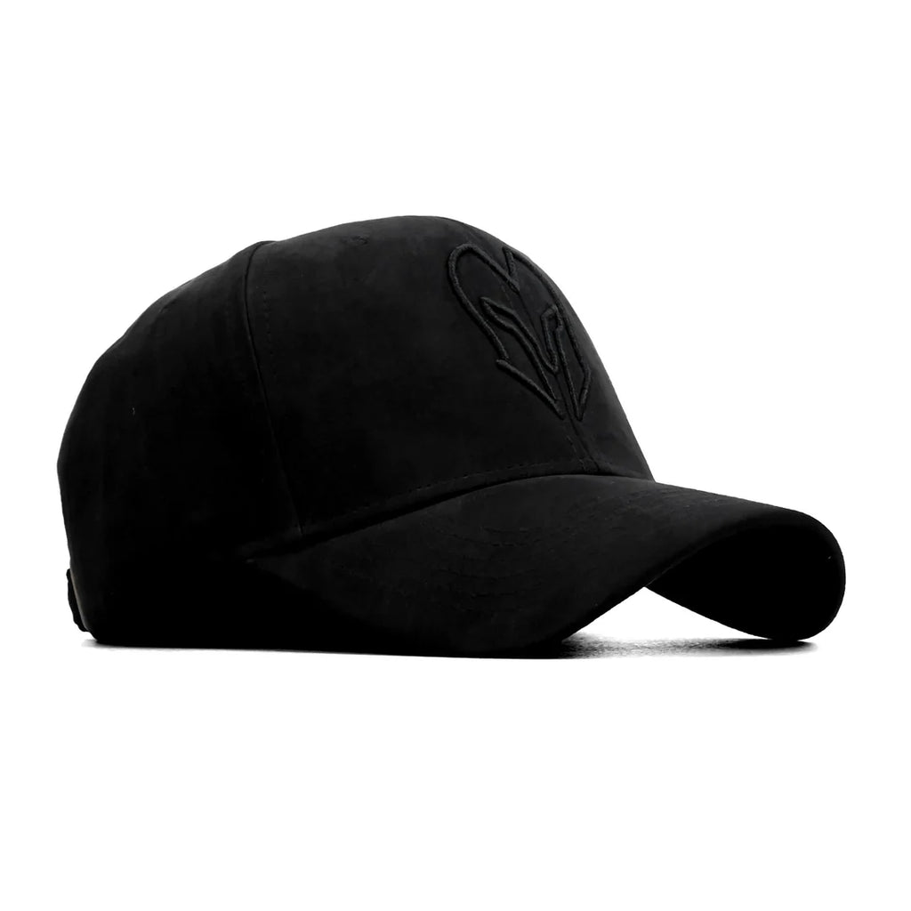 HEAD GEAR BLACK SUPER SUEDE CAP