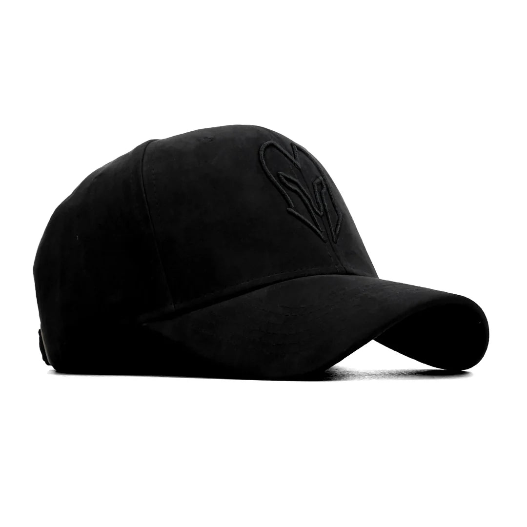 HEAD GEAR BLACK SUPER SUEDE CAP