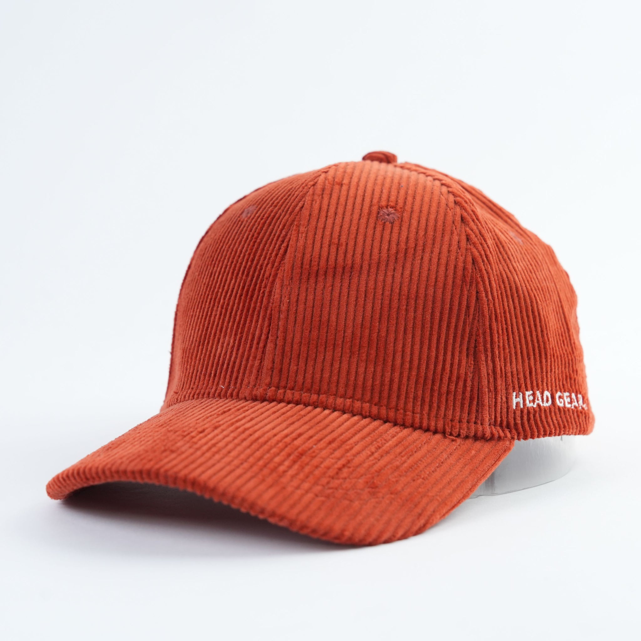 Head Gear AU Classic Corduroy Cap – Rust Orange