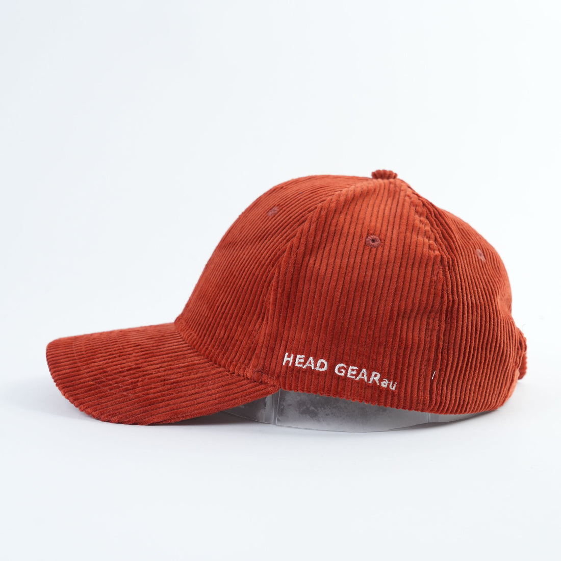 Head Gear AU Classic Corduroy Cap – Rust Orange