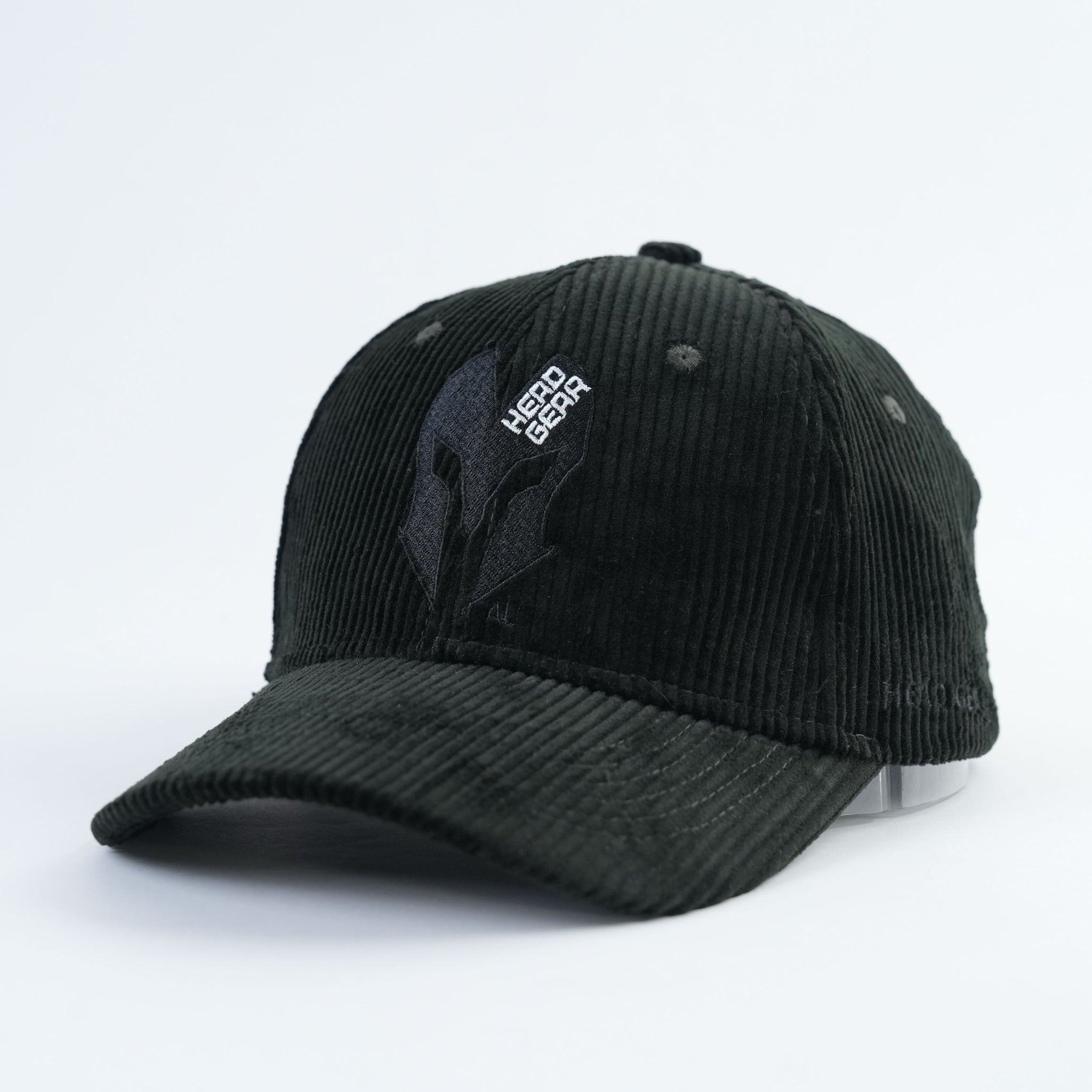 Head Gear AU Skull Corduroy Cap – Black