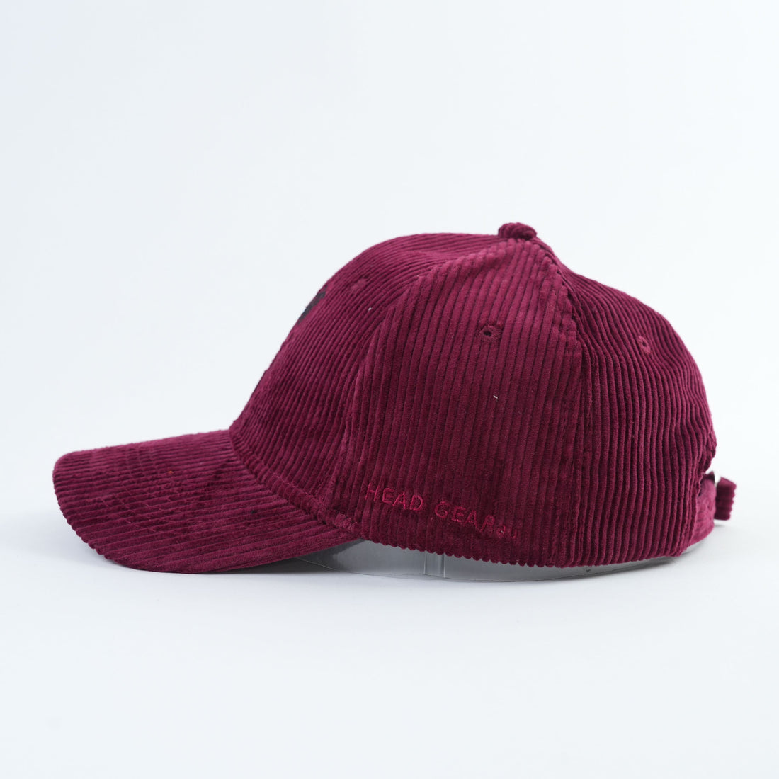 Head Gear AU Skull Corduroy Cap – Burgundy