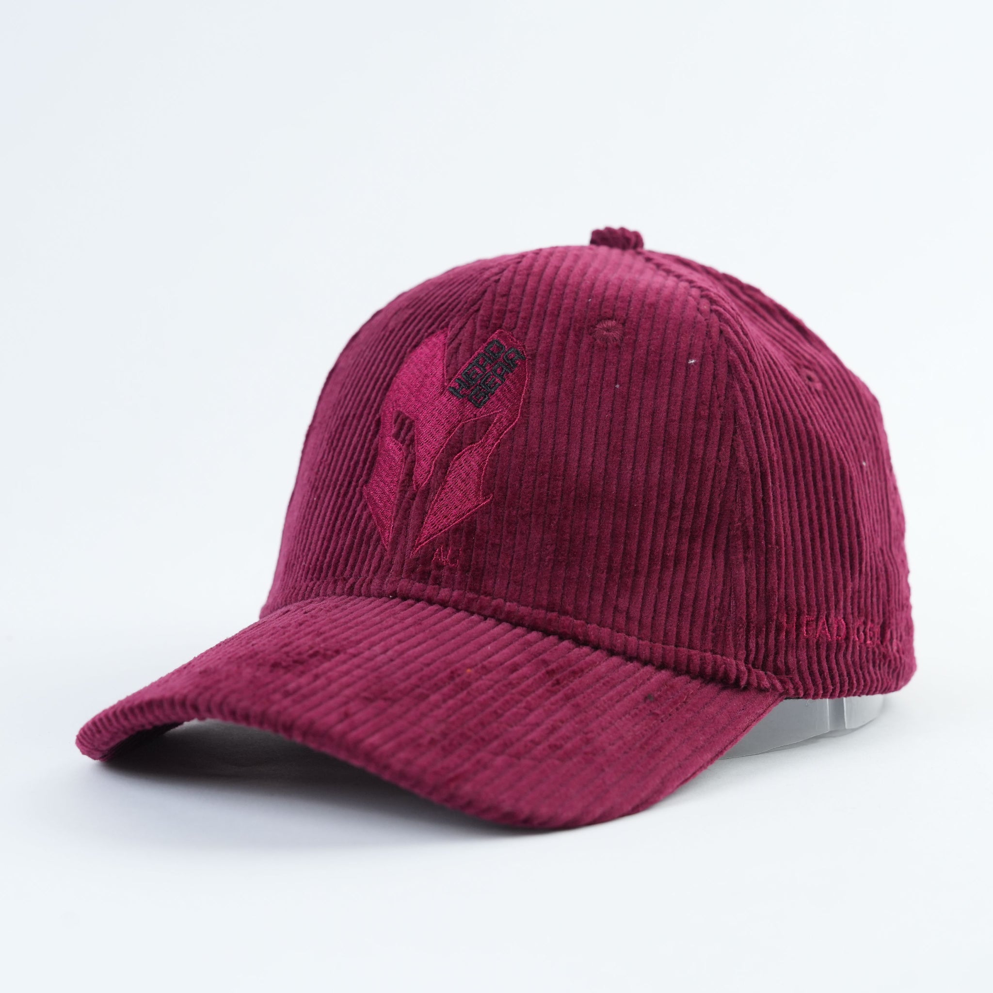 Head Gear AU Skull Corduroy Cap – Burgundy