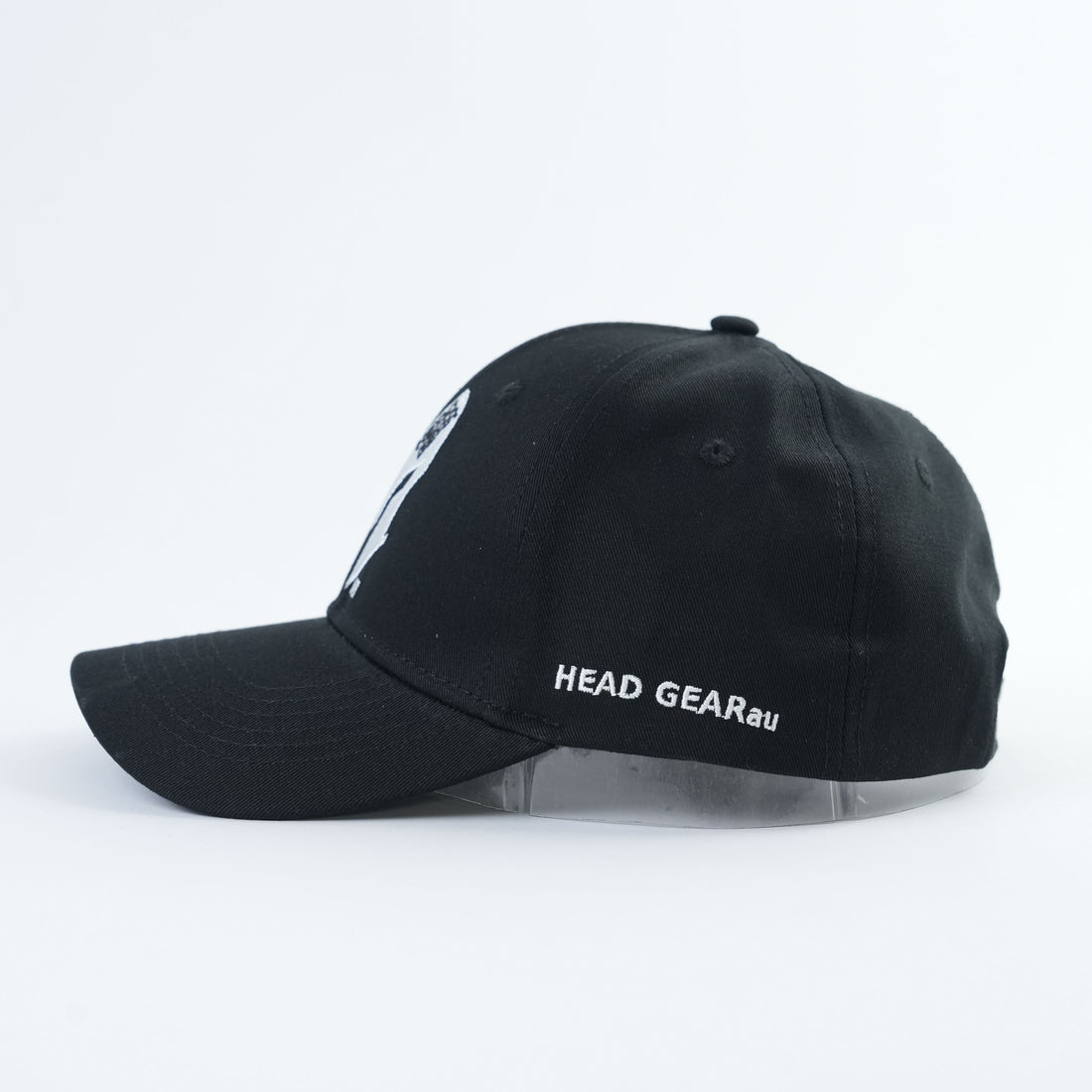 Head Gear AU Spartan Logo Cap – Black Cotton